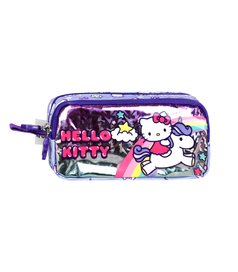 Sevimliliğiyle öne çıkan Hello Kitty kalemlik, okulda göz kamaştırır! Çift gözlü. Sağlıklı ve kaliteli malzeme. Lisanslı ve şık seçenek.