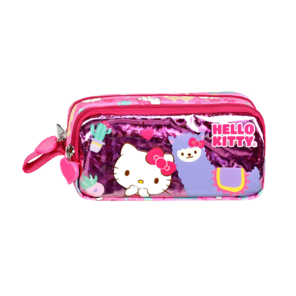 Sevimliliğiyle öne çıkan Hello Kitty kalemlik, okulda göz kamaştırır! Çift gözlü. Sağlıklı ve kaliteli malzeme. Lisanslı ve şık seçenek.